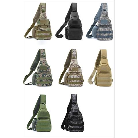 Outdoor Tactical Multi-Function Large-Capacity One-Shoulder Diagonal Chest Bag
